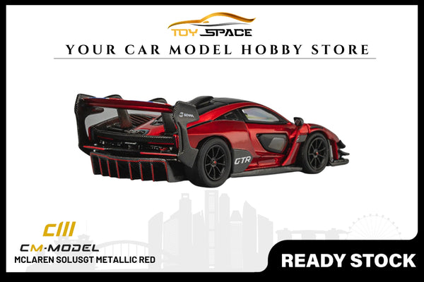 [CM MODEL] 1:64 Mclaren Senna GTR Metallic Red