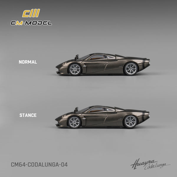 [CM MODEL] 1:64 Pagani Codalunga Metal Gun Grey