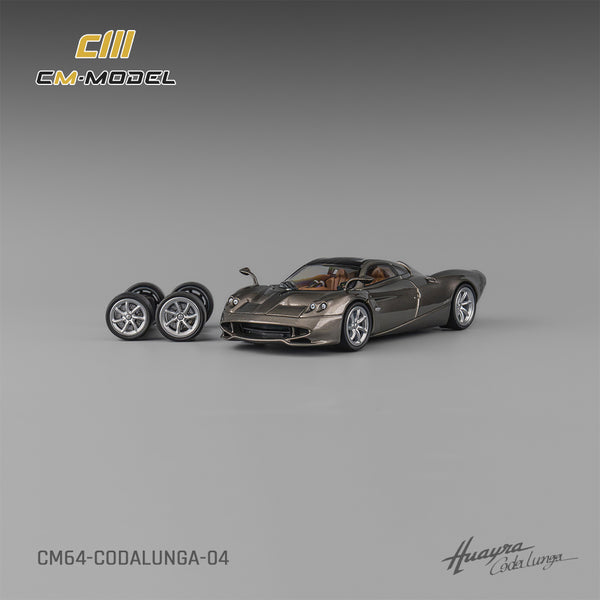 [CM MODEL] 1:64 Pagani Codalunga Metal Gun Grey