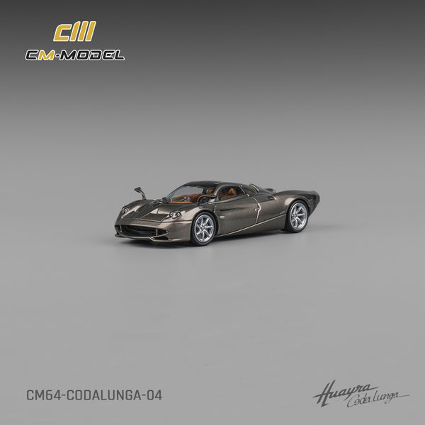 [CM MODEL] 1:64 Pagani Codalunga Metal Gun Grey