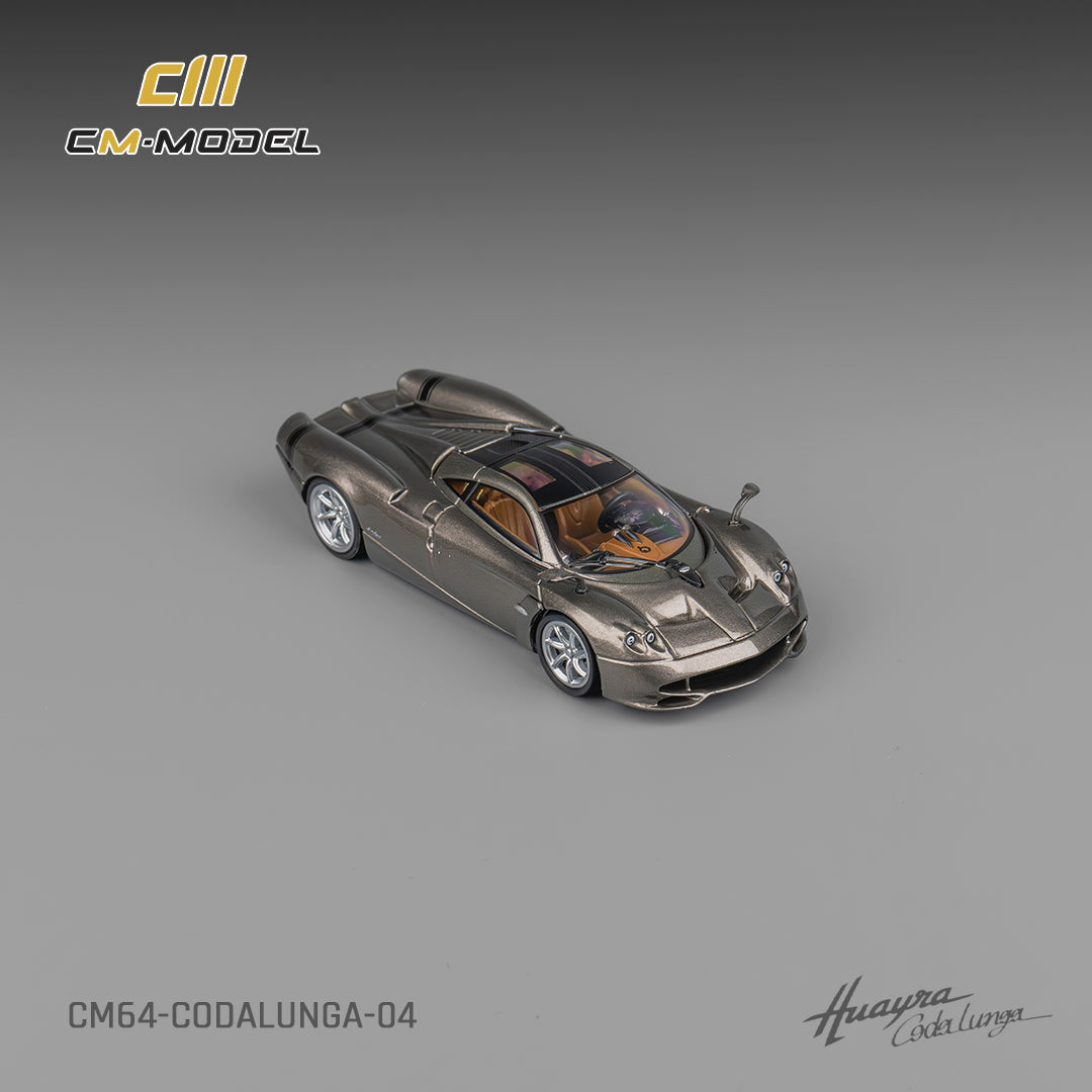 [CM MODEL] 1:64 Pagani Codalunga Metal Gun Grey