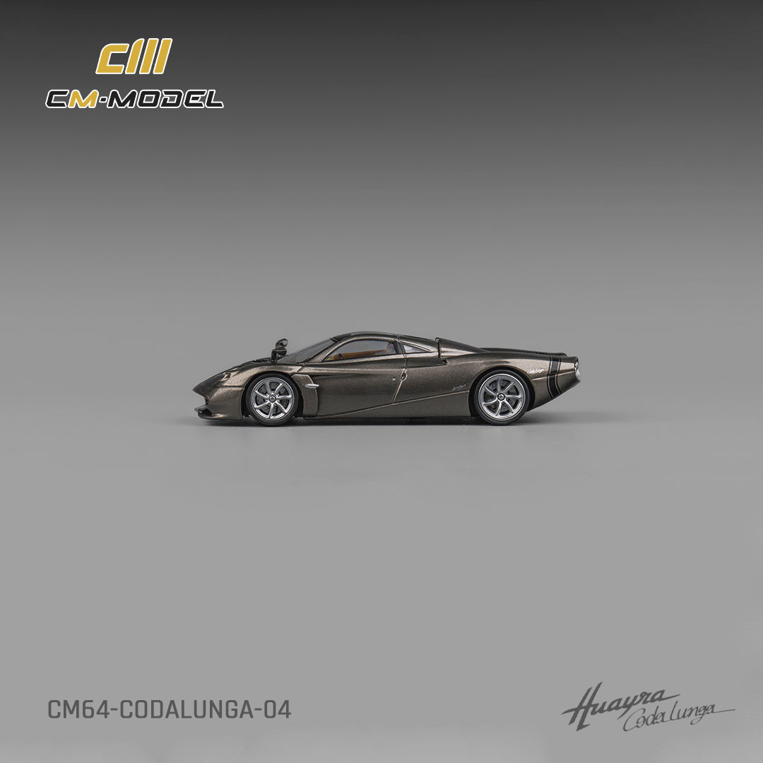 [CM MODEL] 1:64 Pagani Codalunga Metal Gun Grey