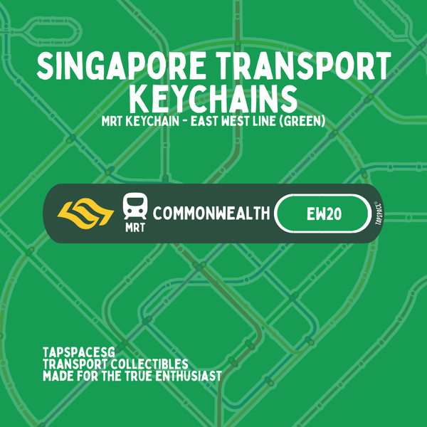 Commonwealth MRT Station Keychain