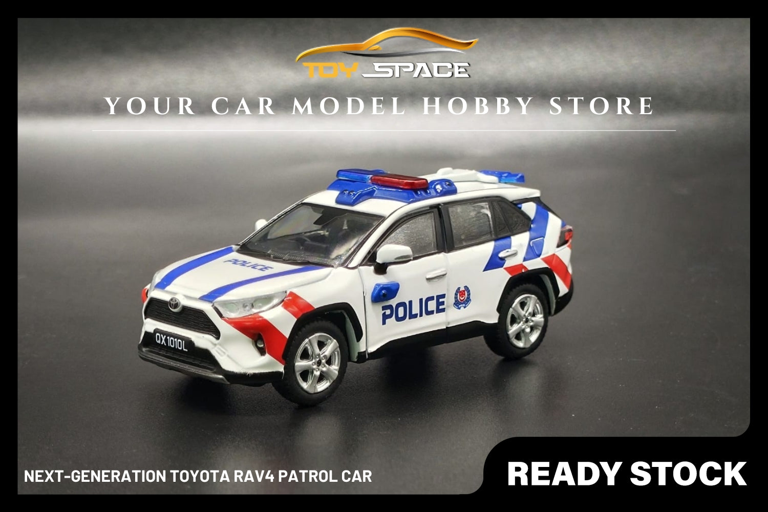 SPF 1:64 Next-Generation Toyota Rav4 Patrol Car