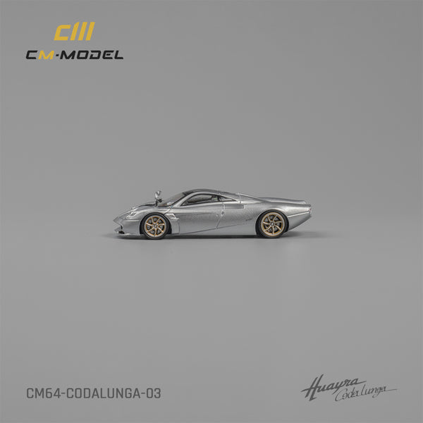 [CM MODEL] 1:64 Pagani Codalunga Metallic Silver