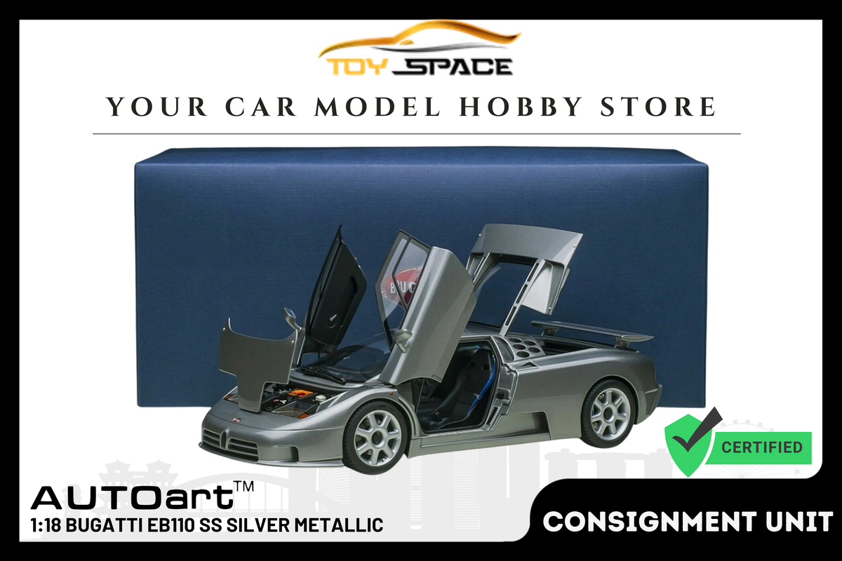[AUTOART] 1:18 Bugatti EB110 SS Silver Metallic