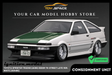 [IGNITION MODEL] 1:18 Toyota Sprinter Trueno (AE86) 3Door TK-Street Late Ver. White [IG3489] - Toy Space Diecast Online Store Singapore