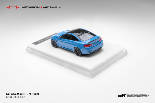[HH MODEL] 1:64 BMW F82 M4 CS Yas Marina Blue