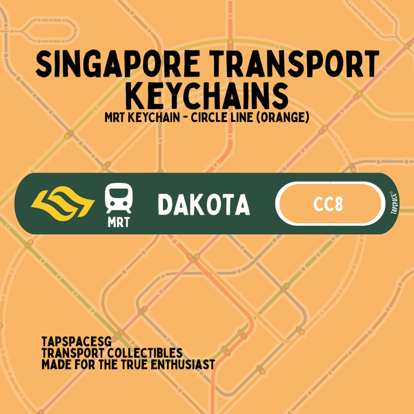 Dakota MRT Station Keychain