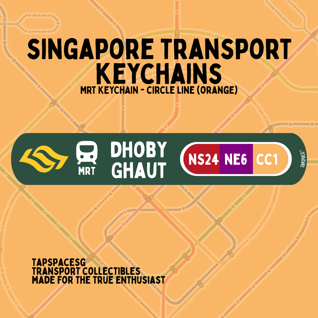 Dhoby Ghaut MRT Station Keychain