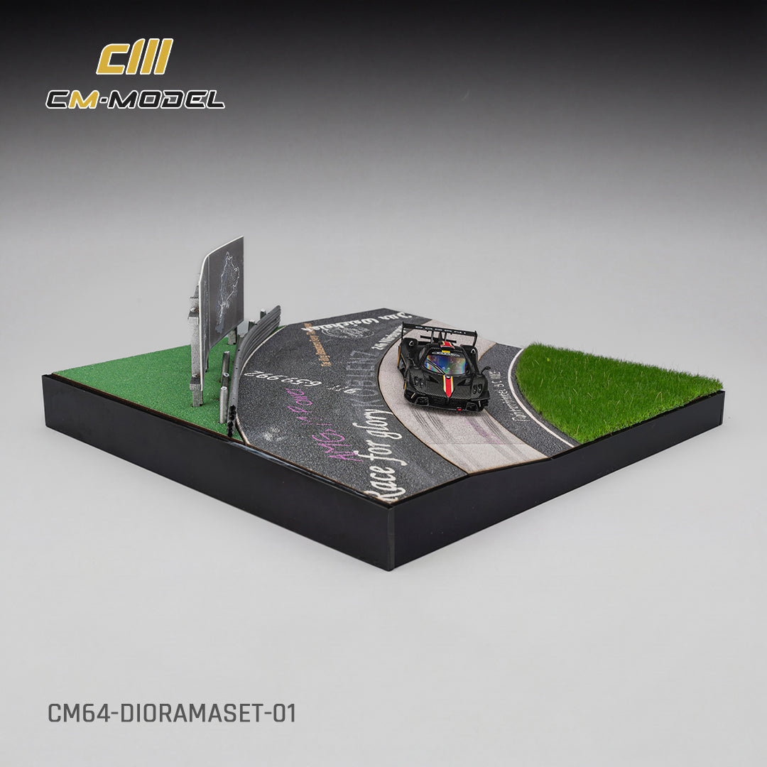 [CM MODEL] 1:64 Diorama Set With Zonda Revo