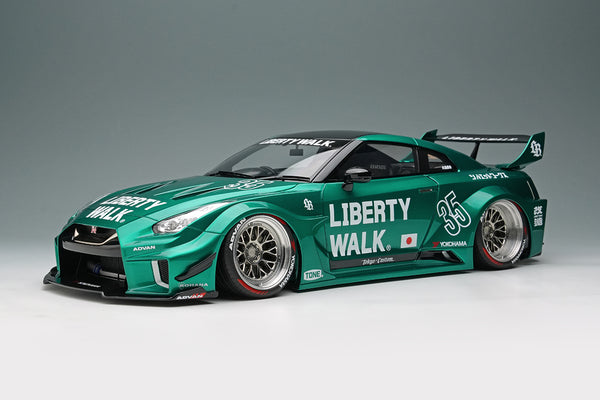 [MAKE UP] 1:18 LB-Silhouette Works GT Nissan 35GT-RR Candy Green [EML022G]