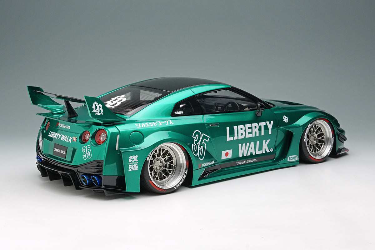 [MAKE UP] 1:18 LB-Silhouette Works GT Nissan 35GT-RR Candy Green [EML022G]