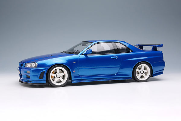 [MAKE UP] 1:18 Nissan Skyline GT-R (BNR34 NISMO S-Tune Version) 2004 Bayside Blue [EML136A]