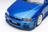 [MAKE UP] 1:18 Nissan Skyline GT-R (BNR34 NISMO S-Tune Version) 2004 Bayside Blue [EML136A]