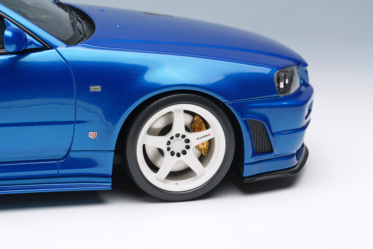 [MAKE UP] 1:18 Nissan Skyline GT-R (BNR34 NISMO S-Tune Version) 2004 Bayside Blue [EML136A]