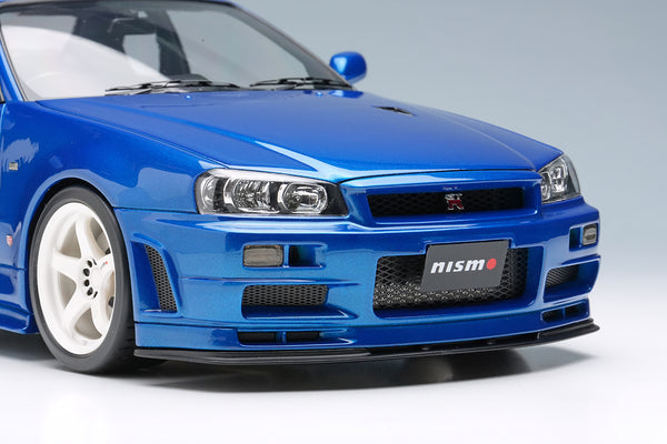 [MAKE UP] 1:18 Nissan Skyline GT-R (BNR34 NISMO S-Tune Version) 2004 Bayside Blue [EML136A]