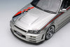 [MAKE UP] 1:18 Nissan Skyline GT-R (BNR34 NISMO R-Tune Version) 2004 Silver / NISMO Stripe [EML135A]