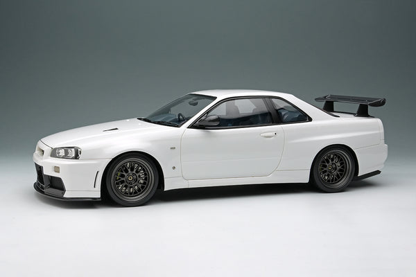[MAKE UP] 1:18 Built By Legends Mine's Skyline GT-R (BNR34) Bayside Blue [EML130B]