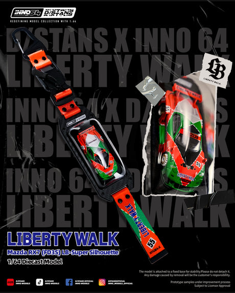 [INNO64] LB-Super Silhouette FD3S - D/STANS - Toy Space Diecast Online Store Singapore