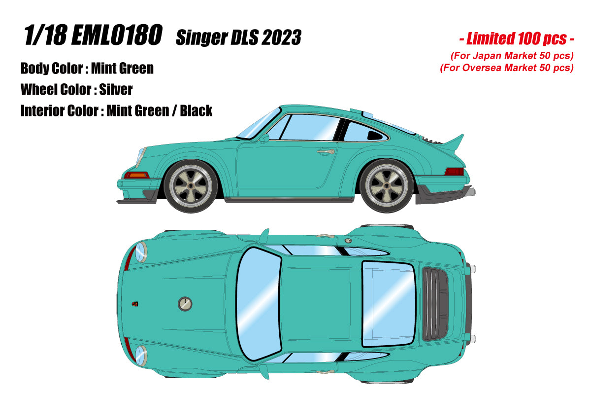 [MAKE UP] 1:18 Singer DLS 2023 Mint Green [EML018O]