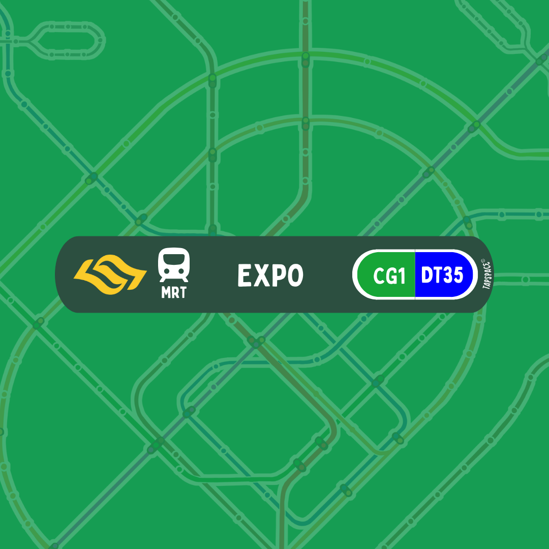 Expo MRT Station Keychain