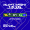 Expo MRT Station Keychain