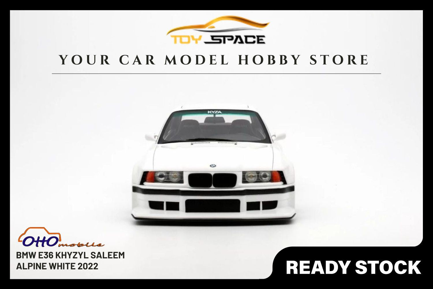 [OTTOMOBILE] 1:18 BMW E36 Khyzyl Saleem Alpine White [OT1051]