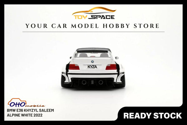 [OTTOMOBILE] 1:18 BMW E36 Khyzyl Saleem Alpine White [OT1051]