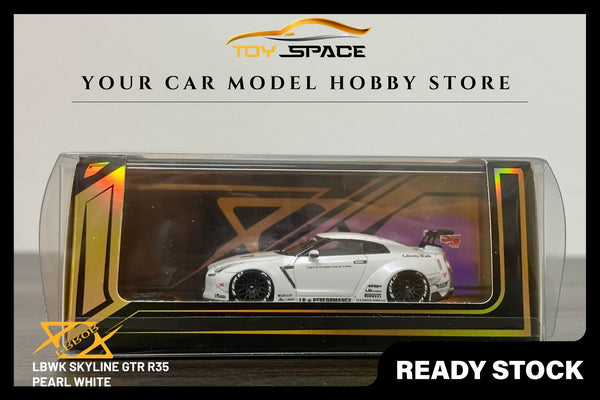 [ERROR 404 MODEL] 1/64 LBWK Skyline GTR R35 - Pearl White (Limited 199 pcs)