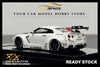 [ERROR 404 MODEL] 1/64 LBWK Skyline GTR R35 - Pearl White Carbon Bonnet (Limited 199 pcs)