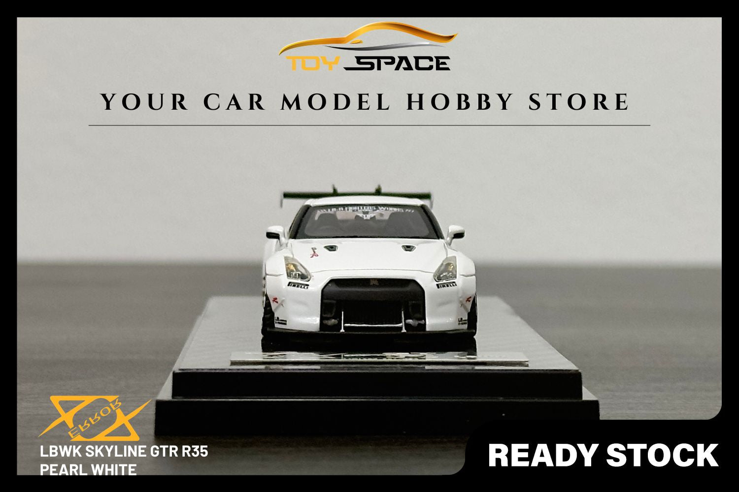 [ERROR 404 MODEL] 1/64 LBWK Skyline GTR R35 - Pearl White (Limited 199 pcs)