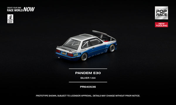 [POP RACE] 1:64 Pandem E30 Silver