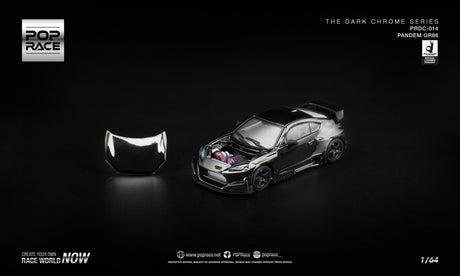 [POP RACE] 1:64 Pandem GR86 Dark Chrome - Toy Space Diecast Online Store Singapore