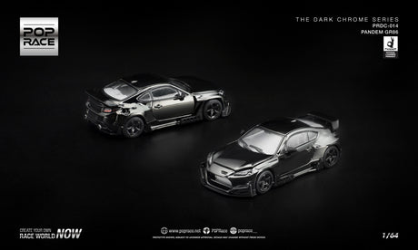[POP RACE] 1:64 Pandem GR86 Dark Chrome - Toy Space Diecast Online Store Singapore