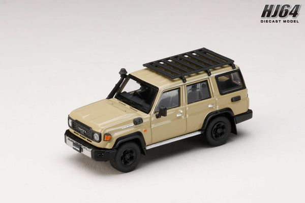 [HOBBY JAPAN] 1:64 Toyota Landcruiser 70 (GDJ76W) 2023 Customized Version Beige
