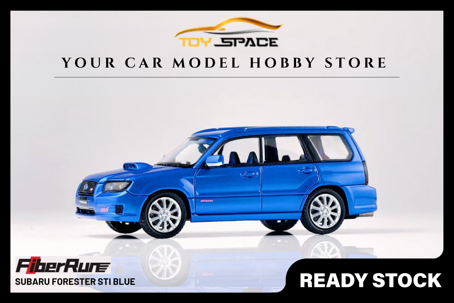 [FIBERRUN] 1:64 Subaru Forester STI Blue