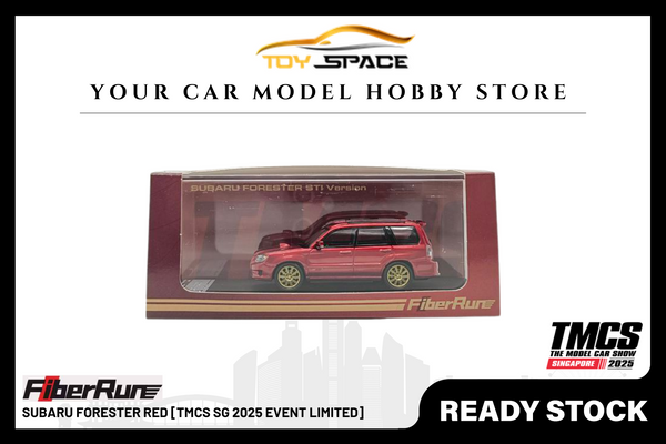 [FIBERRUN] 1:64 Subaru Forester STI Version Red [TMCS SG 2025 Event Limited]