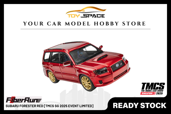 [FIBERRUN] 1:64 Subaru Forester STI Version Red [TMCS SG 2025 Event Limited]