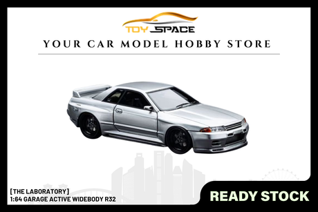 [THE LABORATORY] 1:64 Garage Active Widebody R32 - Toy Space Diecast Online Store Singapore