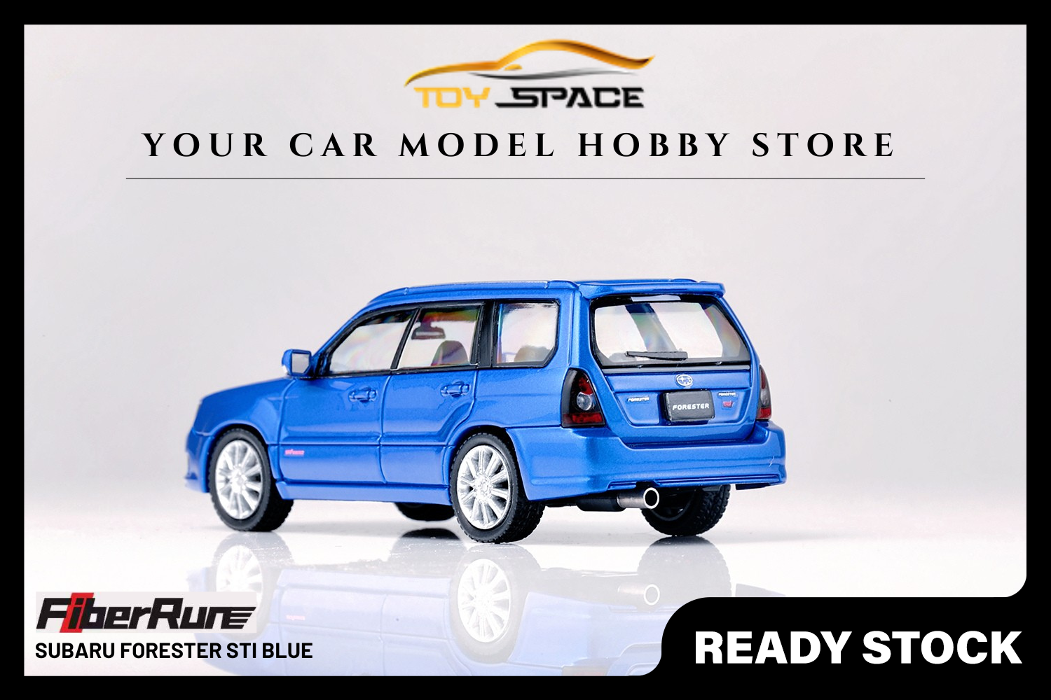 [FIBERRUN] 1:64 Subaru Forester STI Blue