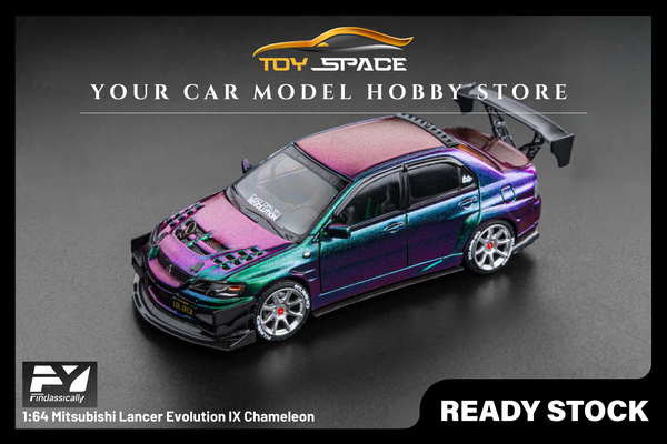 [FINCLASSICALLY] 1:64 Mitsubishi Lancer Evolution IX Chameleon