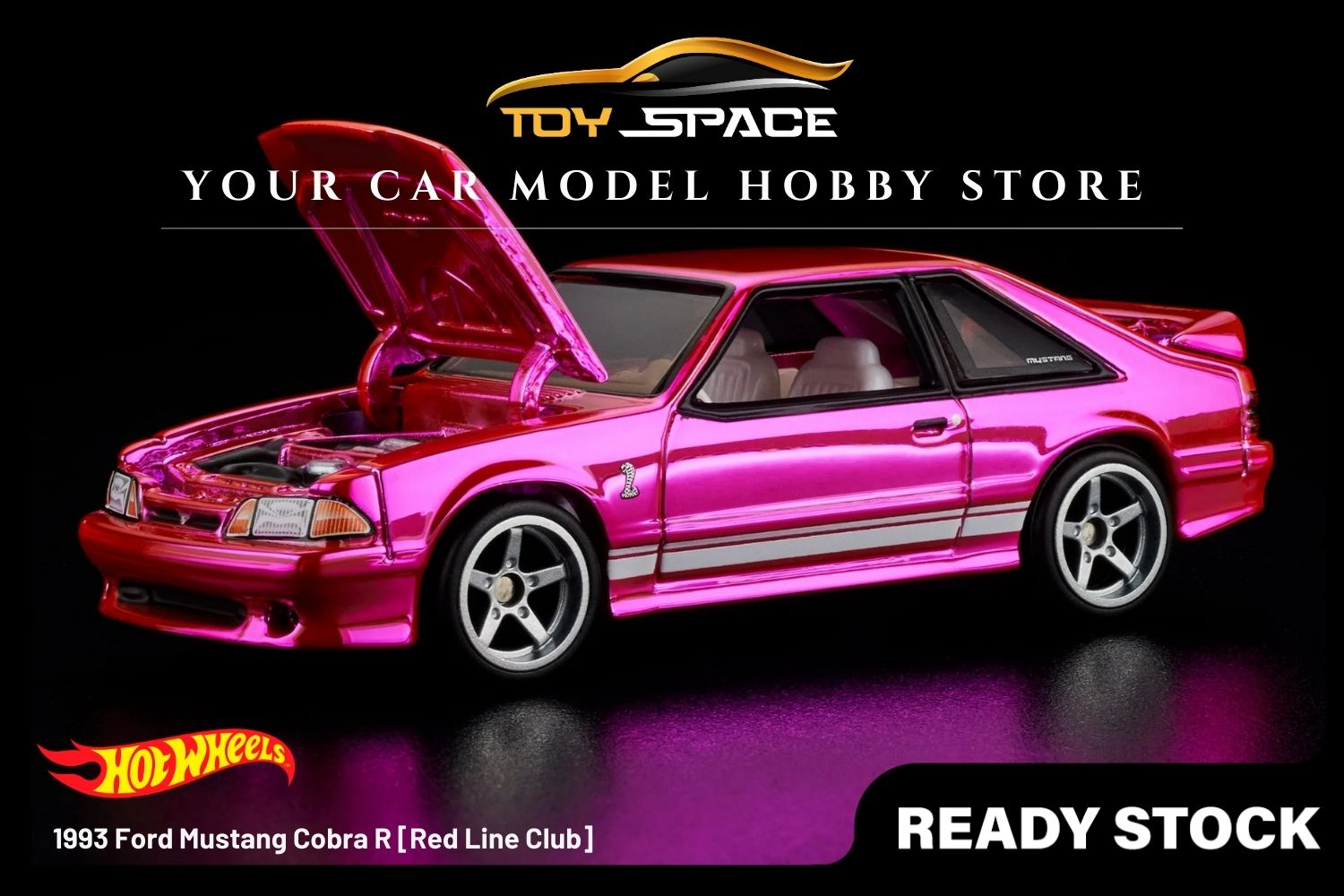 [HOT WHEELS] 1993 Ford Mustang Cobra R [Red Line Club]
