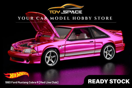 [HOT WHEELS] 1993 Ford Mustang Cobra R [Red Line Club] - Toy Space Diecast Online Store Singapore