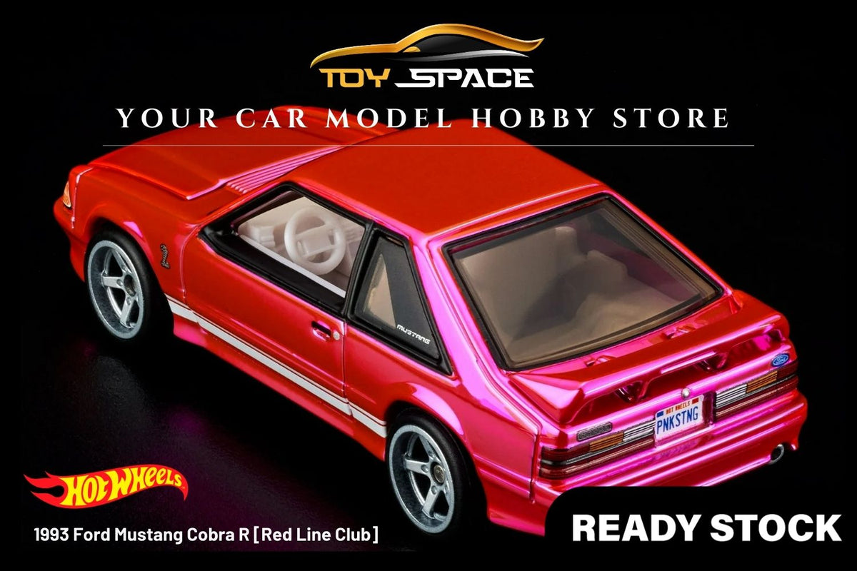 [HOT WHEELS] 1993 Ford Mustang Cobra R [Red Line Club] - Toy Space Diecast Online Store Singapore