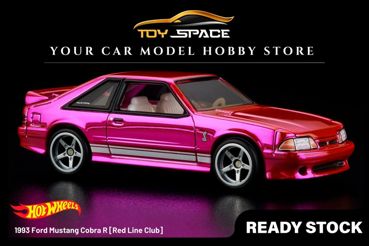 [HOT WHEELS] 1993 Ford Mustang Cobra R [Red Line Club] - Toy Space Diecast Online Store Singapore