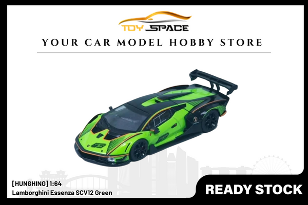 [HUNGHING] 1:64 Lamborghini Essenza SCV12 Green