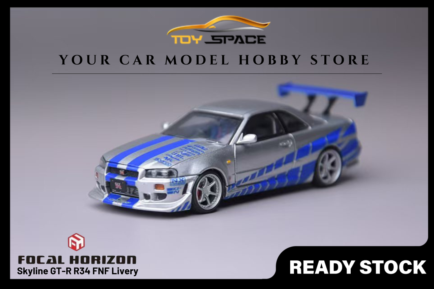 [FOCAL HORIZON] 1:64 Skyline GT-R R34 FNF Livery