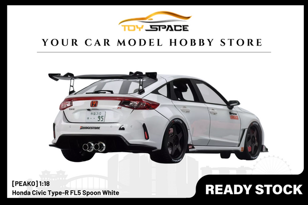 [PEAKO] 1:18 Honda Civic Type-R FL5 Spoon White