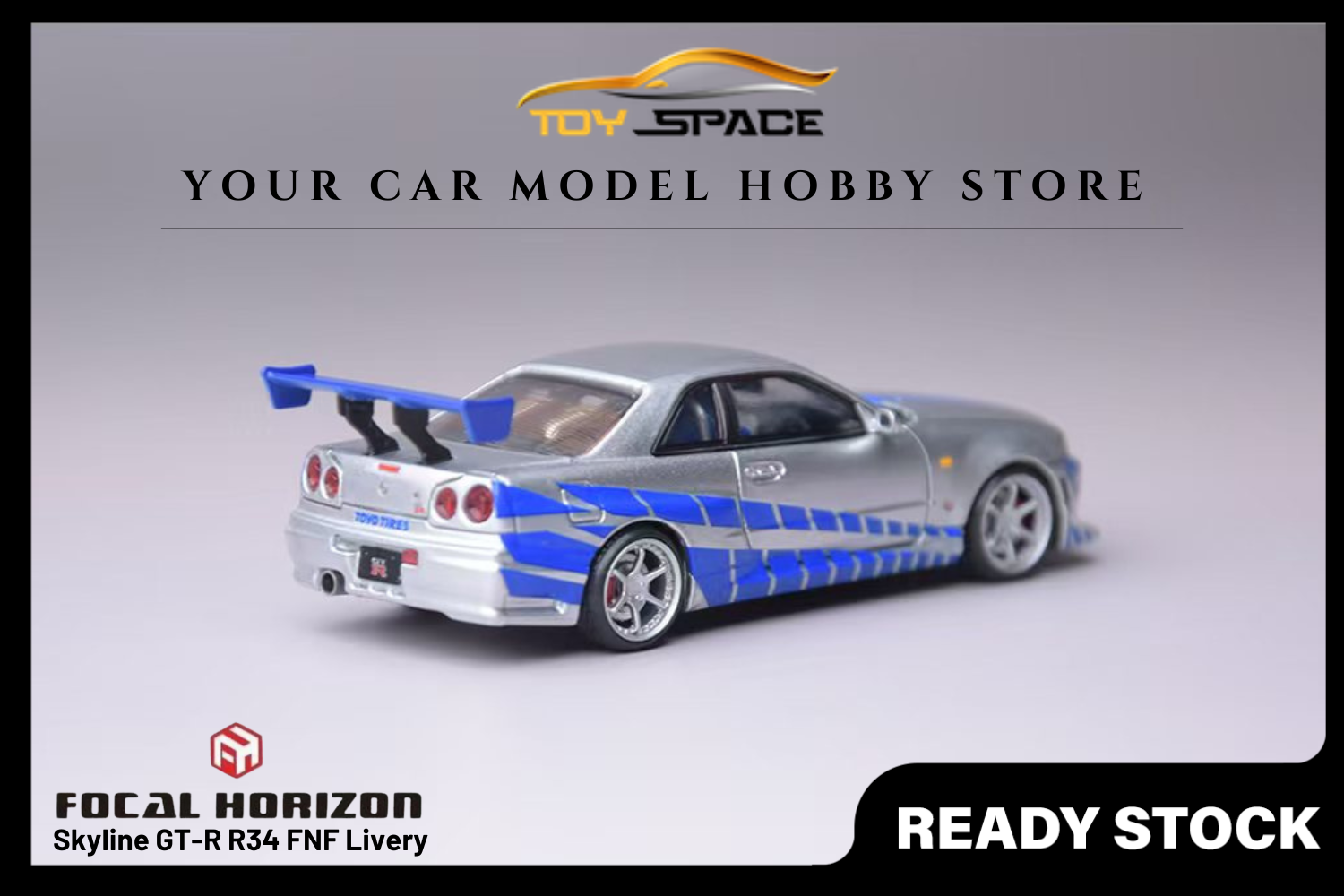 [FOCAL HORIZON] 1:64 Skyline GT-R R34 FNF Livery